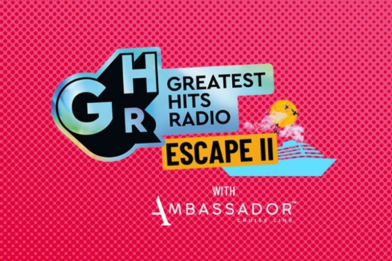 Ambassador presenteert themacruise samen met Greatest Hits Radio	