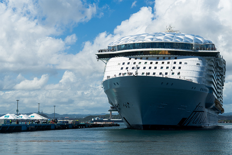 Royal Caribbean: record aan vooraf geboekte omzet aan boord dankzij app