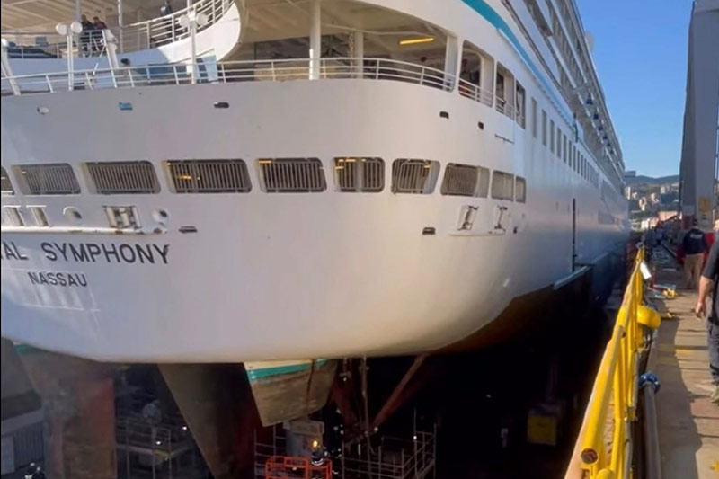 Crystal Symphony gaat in droogdok voor grote verbouwing