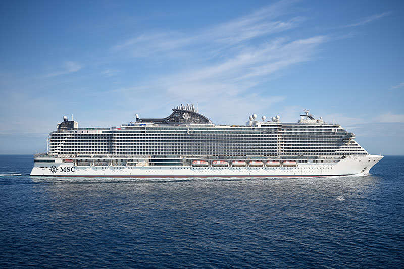 MSC Seascape arriveert in nieuwe thuishaven Galveston, Texas