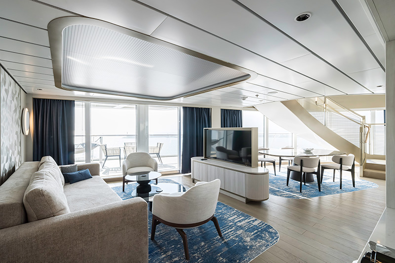 JOI Design tekent voor interieur van Mein Schiff Relax en Flow
