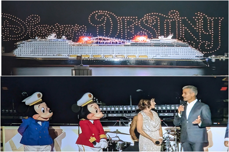 Disney Cruise Line doopt Disney Destiny in Port Everglades