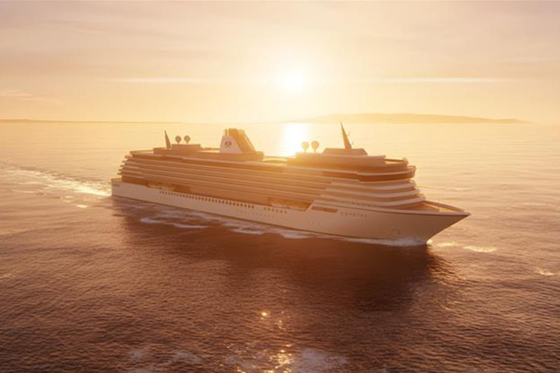 Crystal presenteert naam van nieuwe schip: Crystal Grace