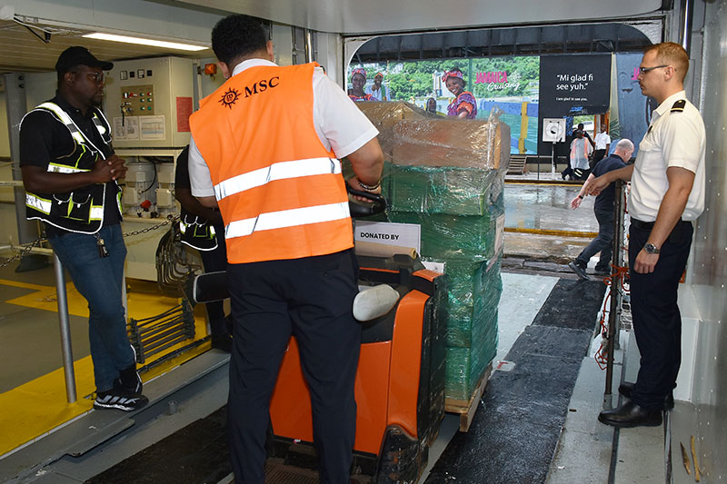 MSC Group en stichting steunen hulpverlening in Jamaica