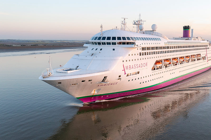 Ambassador Cruise Line: 25 procent korting op vaarseizoenen 2026-27 en 2027-28
