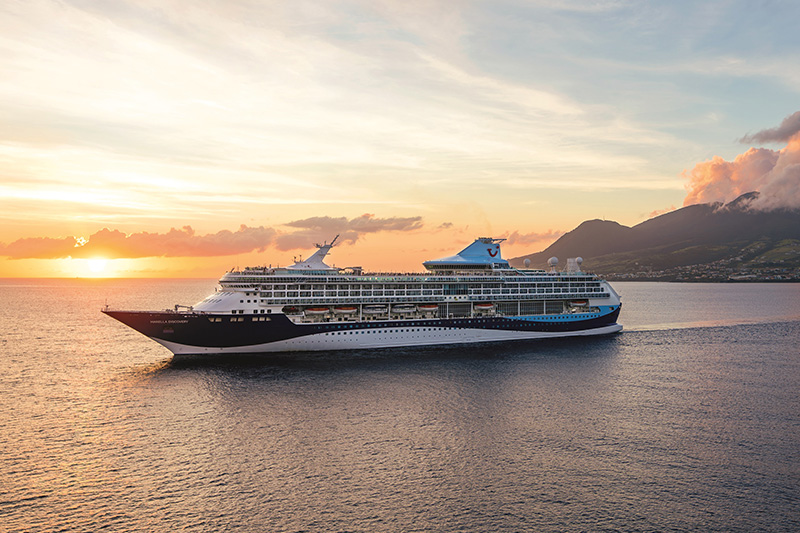 Twee schepen van Marella Cruises in droogdok in Europa