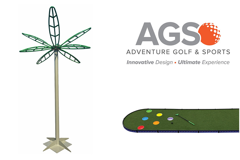 AGS introduceert Pong Board minigolf en AirFlow-palmboom