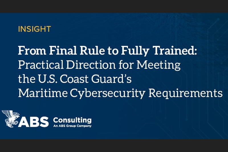 ABS Consulting publiceert paper over MTSA-cyberregels
