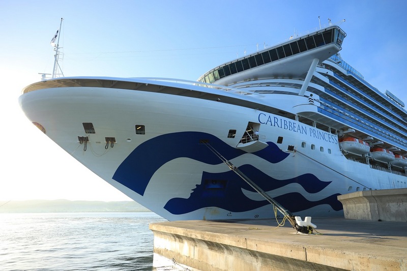 Caribbean_Princess_hervat_cruises_naar_Falmouth