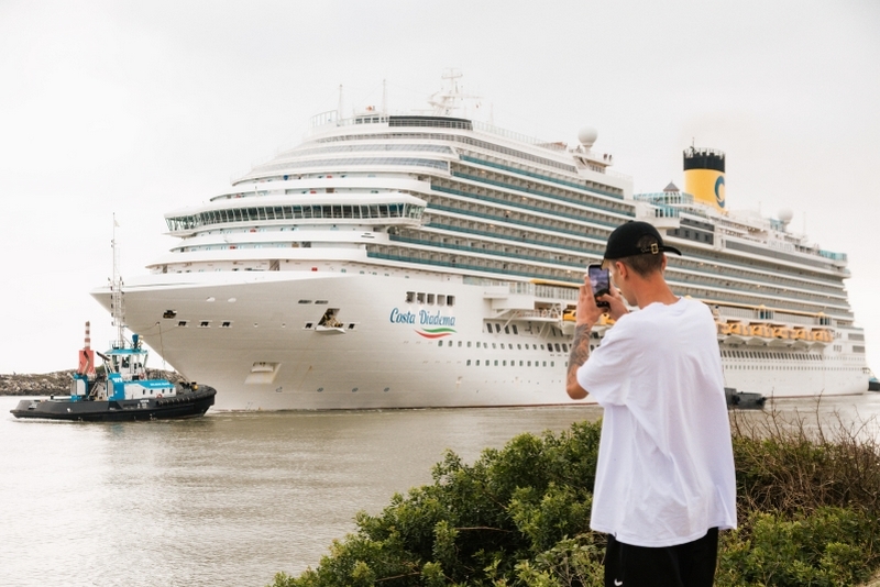 Itajaí start cruiseseizoen 2025-2026 met de Costa Diadema