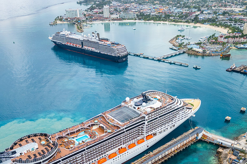 Belangrijkste cruisehavens van Jamaica weer open na orkaan