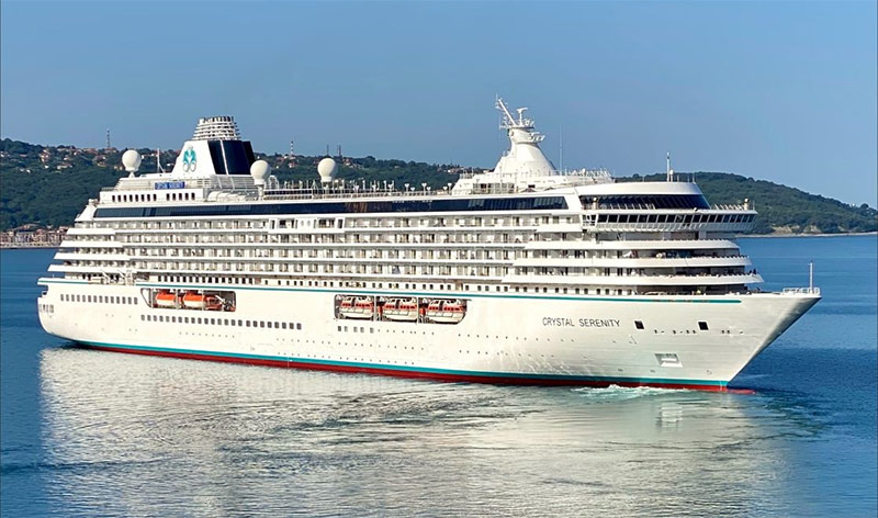 Crystal maakt eerste reizen van Crystal Serenity voor 2028 bekend