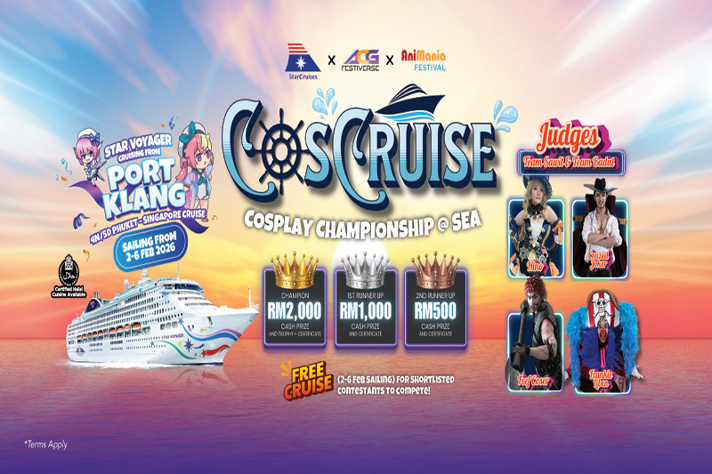 StarCruises en ACG Festiverse organiseren CosCruise-wedstrijd