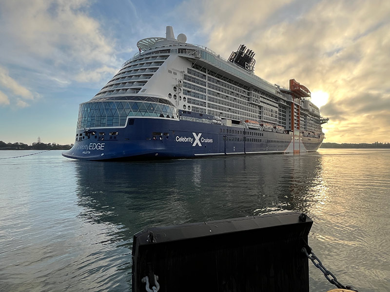Celebrity Edge maakt eerste bezoek aan Newcastle