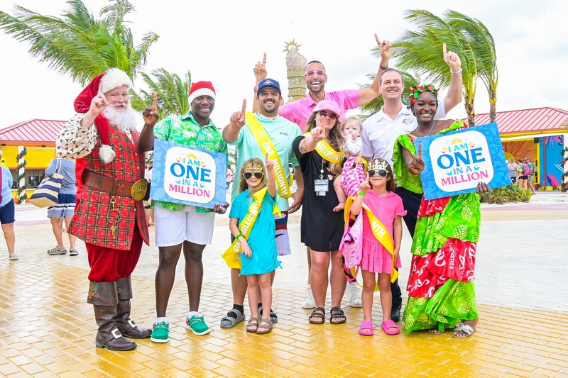 Carnival verwelkomt miljoenste gast op Celebration Key	