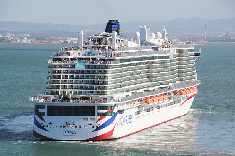 Iona rondt vijf jaar dienst af bij P&O Cruises 