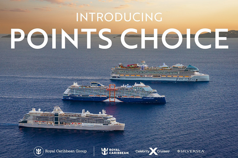 Royal Caribbean introduceert Points Choice-loyaliteitsprogramma