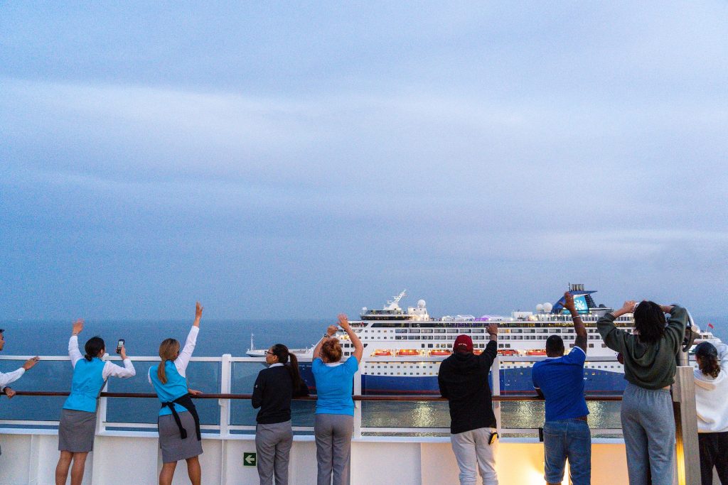 Celestyal-schepen ontmoeten elkaar in Arabische Golf		