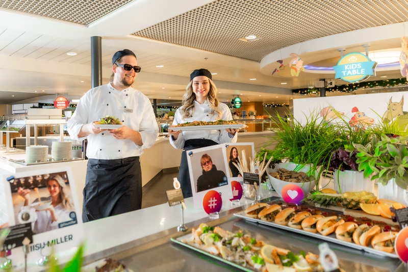 Tallink Silja Line introduceert buffetmenu ontworpen door influencers