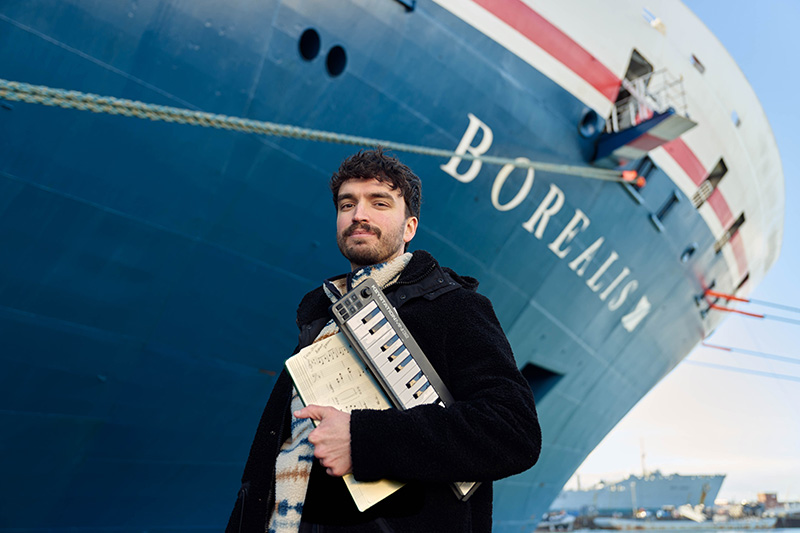 Fred_Olsen_en_Hollywoodcomponist_maken_soundtrack_voor_cruisen