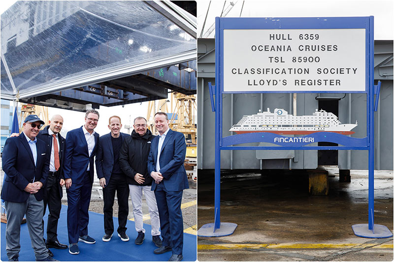 Kiel gelegd voor nieuwe Oceania Sonata bij Fincantieri