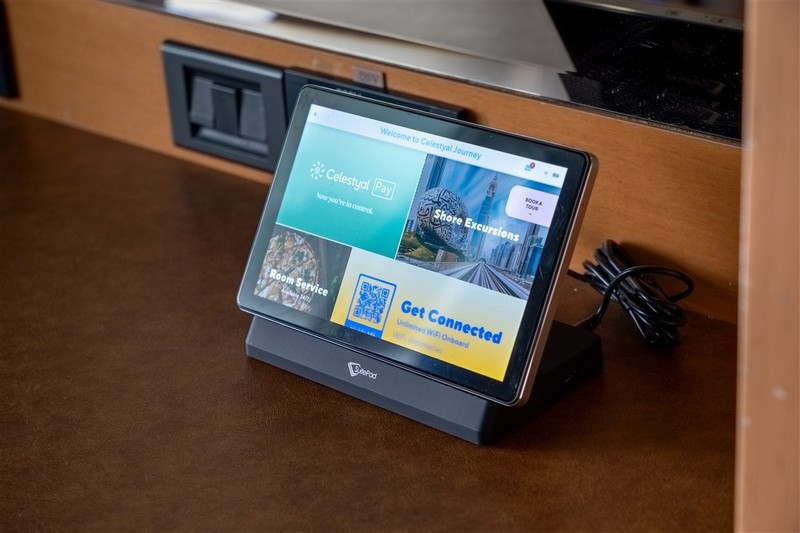 Celestyal introduceert tablets in alle hutten 