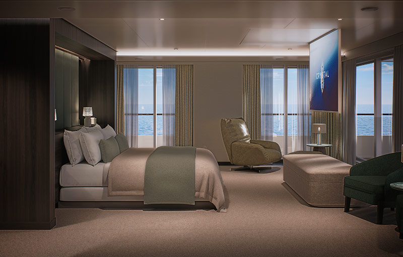 Crystal presenteert Owner’s Suite aan boord van Crystal Grace