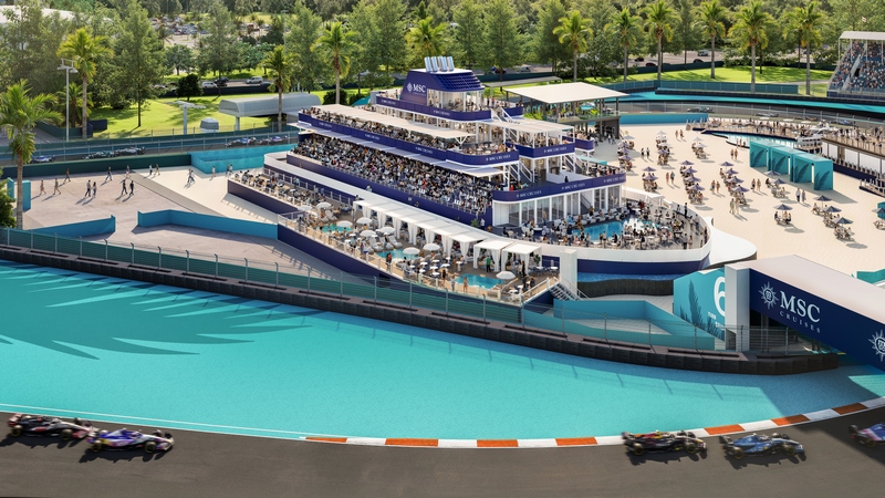 MSC Cruises presenteert Yacht Club-beleving tijdens Miami Grand Prix