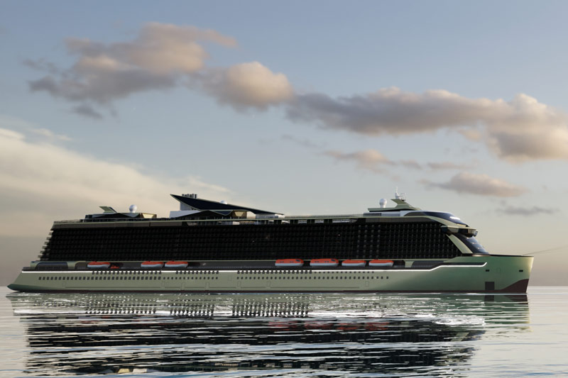 Meyer Turku presenteert concept voor cruiseschip met netto nul uitstoot 		