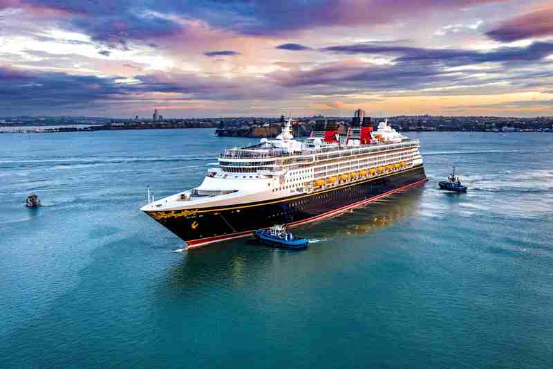 Disney Wonder begint afscheidstocht vanuit Australië