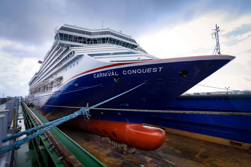 Carnival_Conquest_terug_in_Miami_na_droogdokperiode_