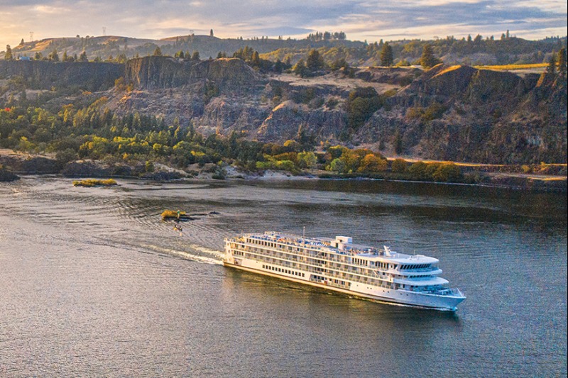 American biedt langere Columbia- en Snake River-cruise aan		