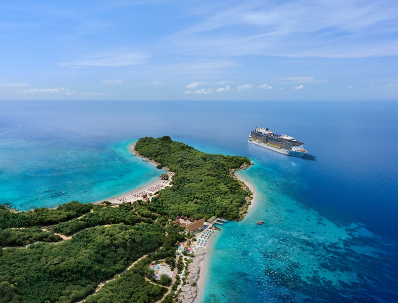 Royal Beach Club Lelepa centraal in Australisch seizoen 2027-2028 van Royal Caribbean