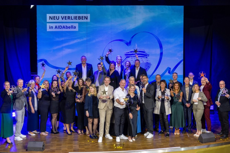 AIDA beloont verkooppartners met jaarlijkse Smiling Star Awards		