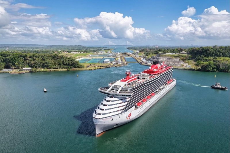 Brilliant Lady voltooit eerste Panamakanaal-passage voor Virgin
