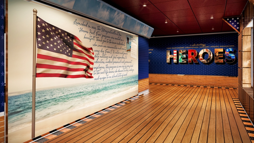 Margaritaville at Sea eert hulpverleners met nieuwe scheepsruimte en cruise-actie