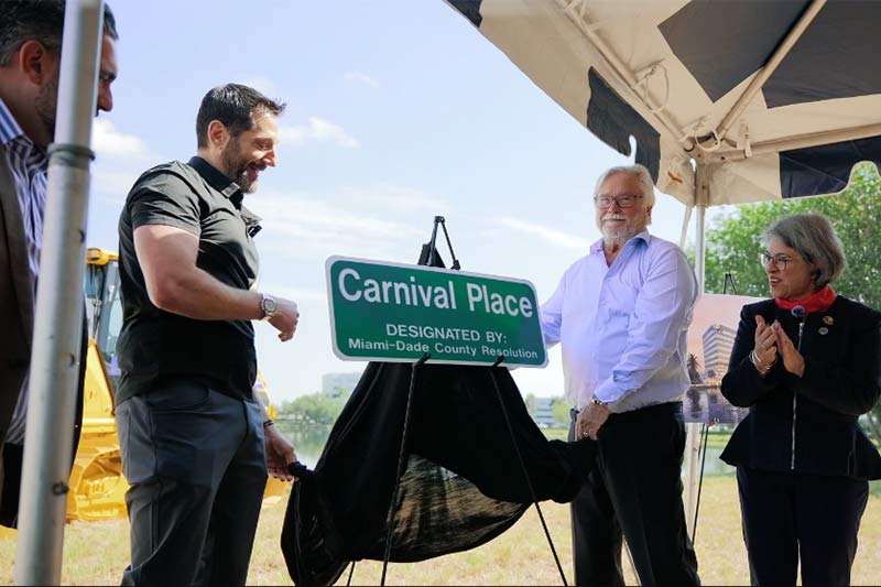 Bouw gestart van nieuw hoofdkantoor Carnival in Miami	