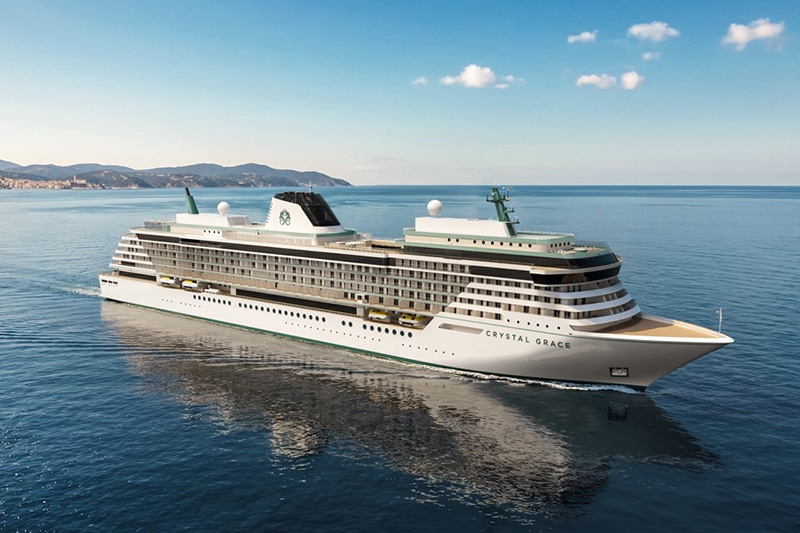 Crystal presenteert speciale ontspanningsruimte voor bemanning op Crystal Grace			