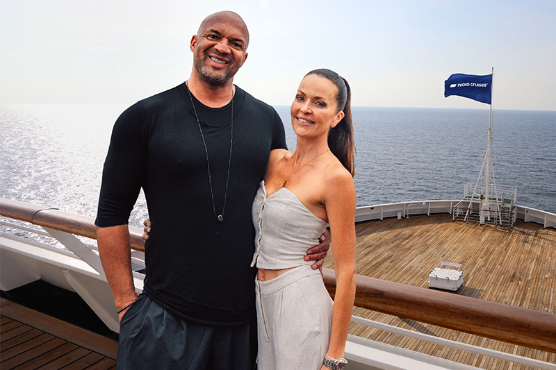 Fitnessduo Detlef Soost en Kate Hall te zien op Vasco da Gama	