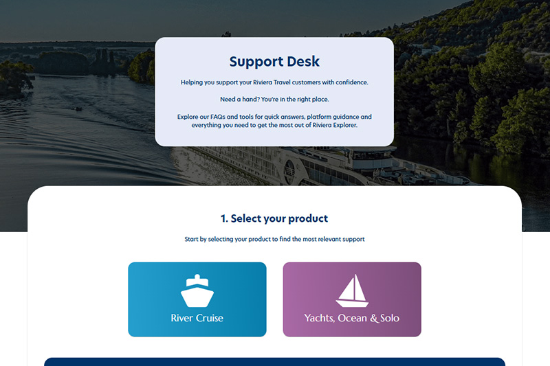 Riviera presenteert supportdesk voor reisagenten in Riviera Explorer		
