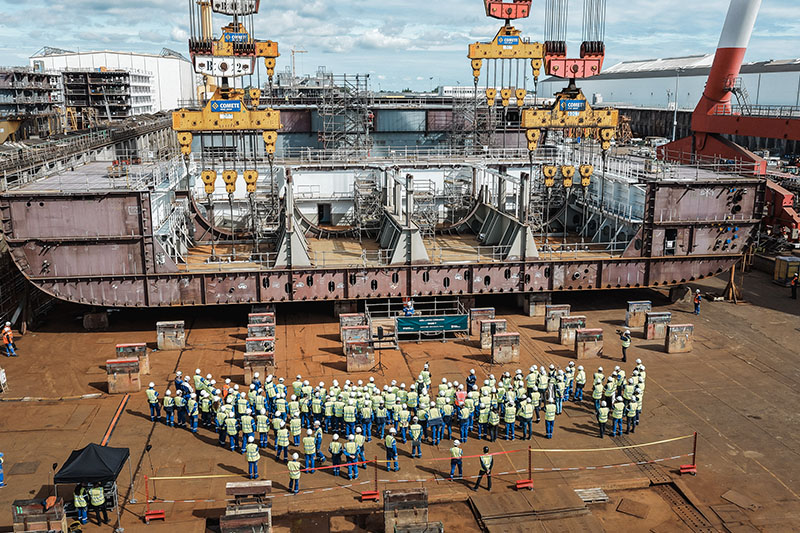 Kiel_gelegd_voor_zevende_Oasisklasse_schip_van_Royal_Caribbean