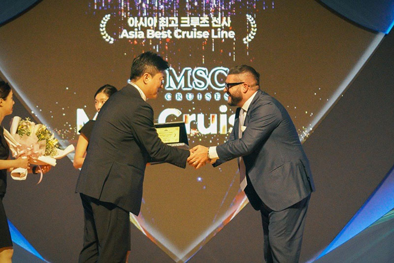 MSC_wint_prijs_voor_beste_cruiserederij_van_Azi_op_Asia_Cruise_Forum_Jeju
