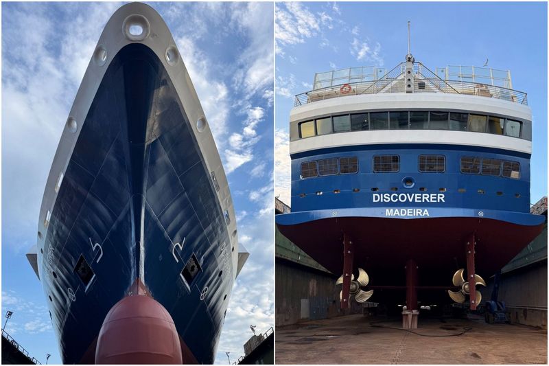 Heritage Discoverer verlaat droogdok voor eerste cruise