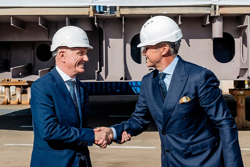 Kiel_gelegd_voor_Four_Seasons_II_bij_Fincantieri