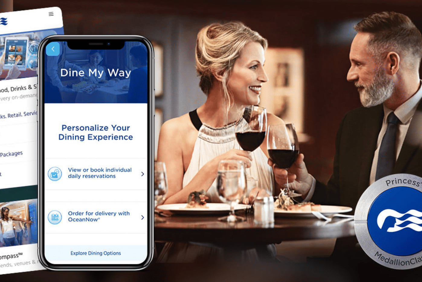 Princess Cruises introduceert Dine My Way in haar vloot