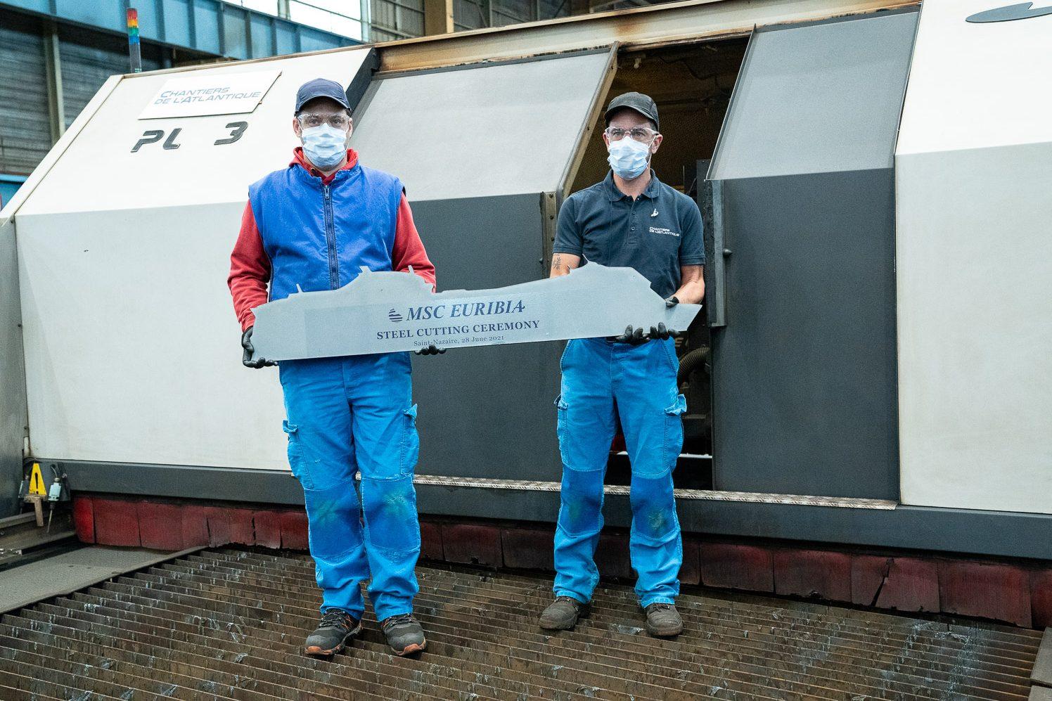 MSC Cruises start bouw van LNG-schip MSC Euribia